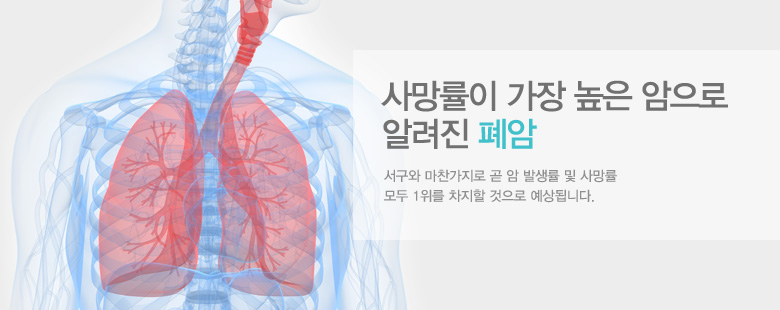 사망률이 가장 높은 암으로 알려진 폐암